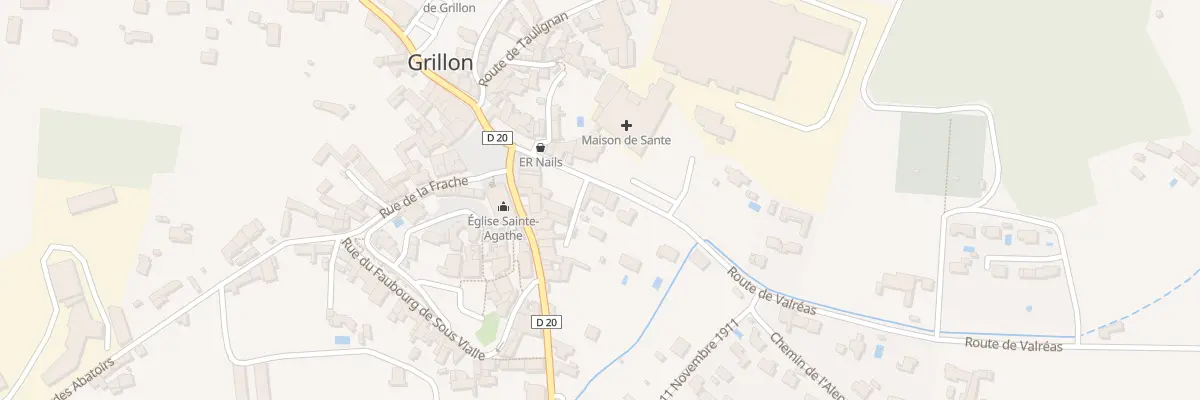 Plan du 12 Rte de Valreas à Grillon