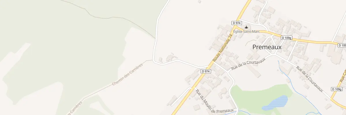 Plan du 1 Che des Argillieres à Premeaux-Prissey