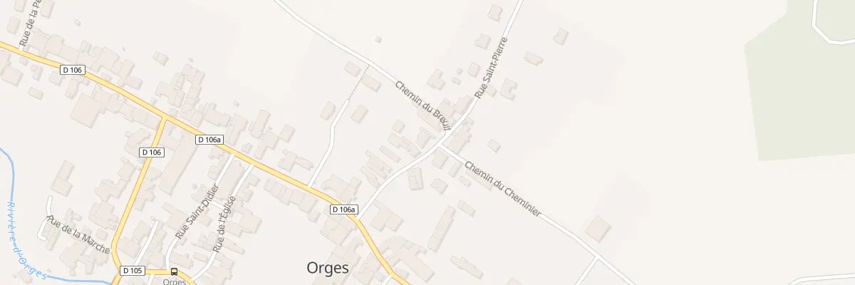 Plan du 15 Rue Saint Pierre à Orges