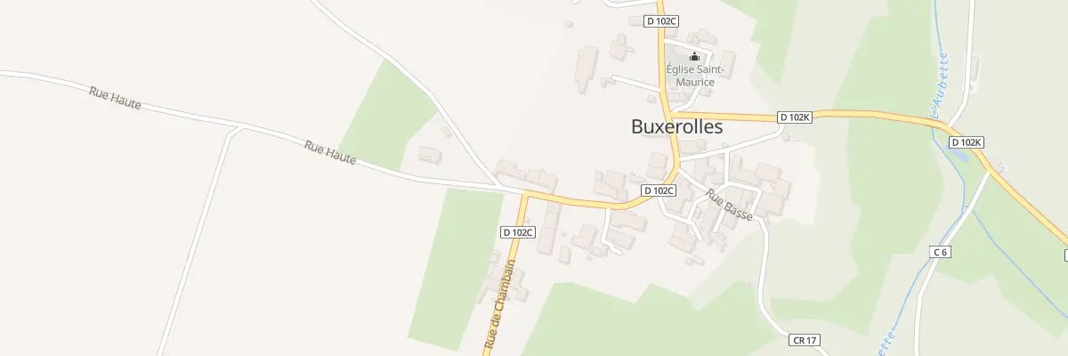 Plan du 10 Rue Haute à Buxerolles