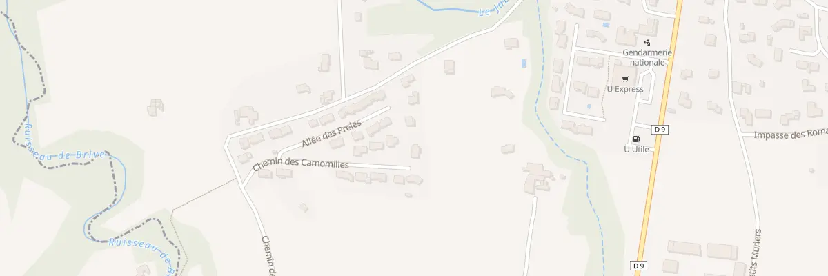 Plan du 490 Che des Camomilles à La Bégude-de-Mazenc