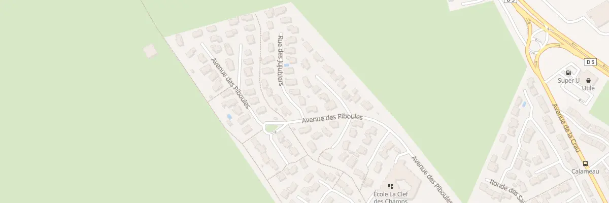 Plan du 4 Rue des Jujubiers à Istres