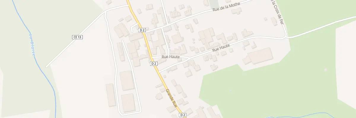 Plan du 2 Rue Haute à Attancourt
