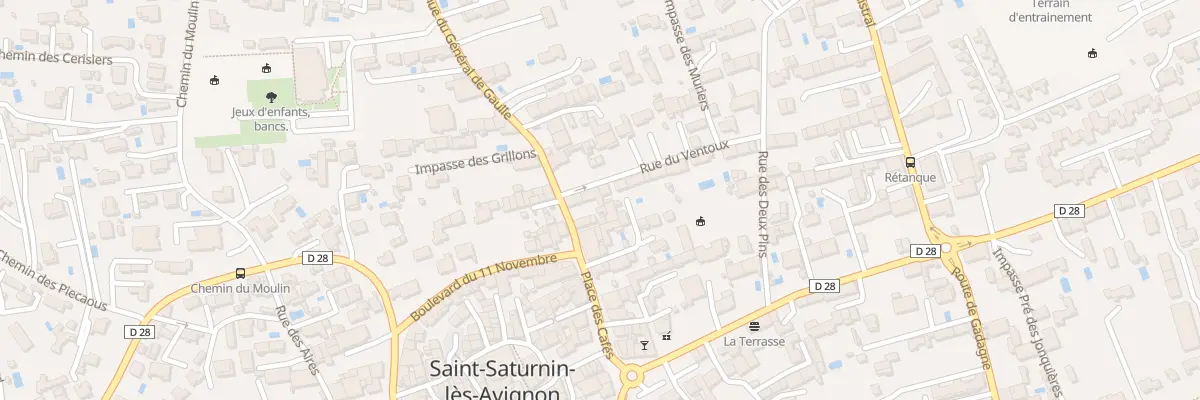 Plan du 32 Av du Gal de Gaulle à Saint-Saturnin-lès-Avignon