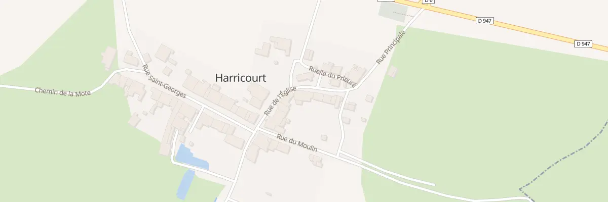Plan du 6 Rue de l’Eglise à Harricourt