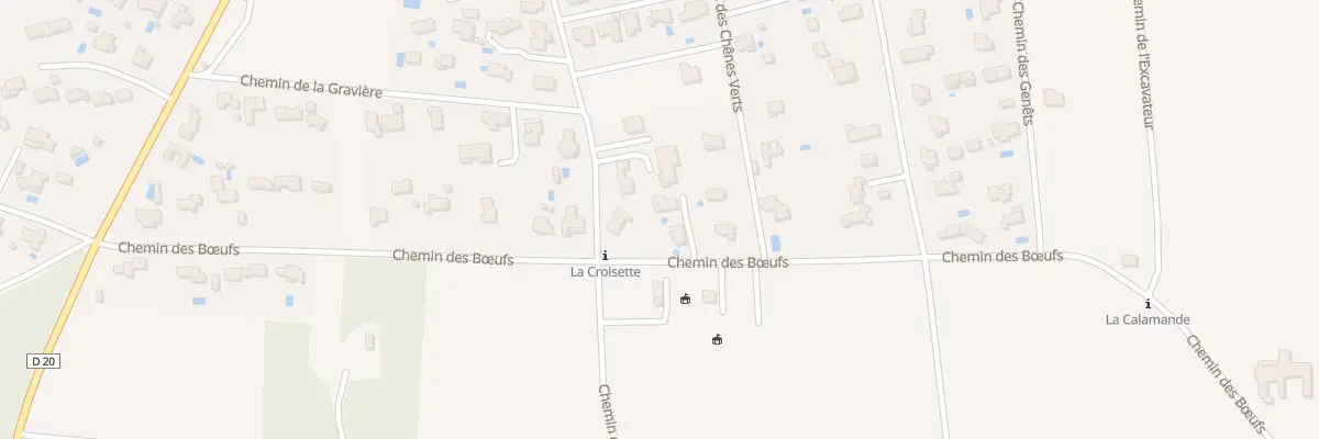Plan du 23B Che des Boeufs à Grillon