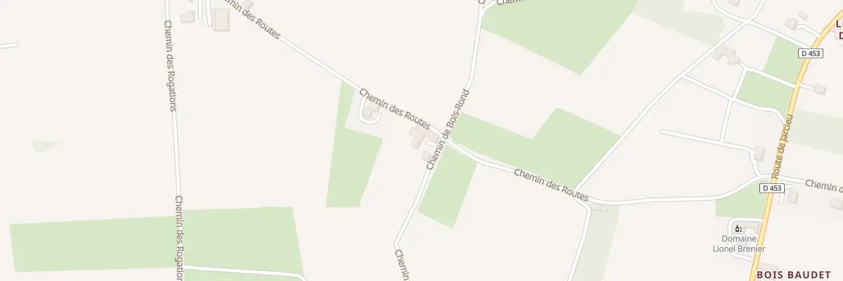 Plan du 485 Che du Bois Rond à Épinouze