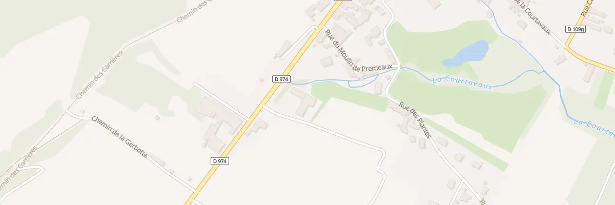 Plan du 17C Rte Nationale 74 à Premeaux-Prissey
