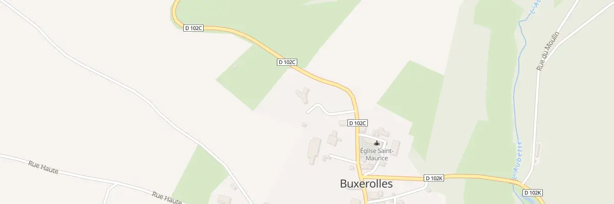 Plan du 2 Rue de Gurgy à Buxerolles