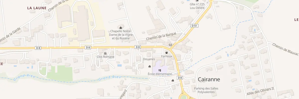 Plan du 5192 Pl des Ecoles à Cairanne