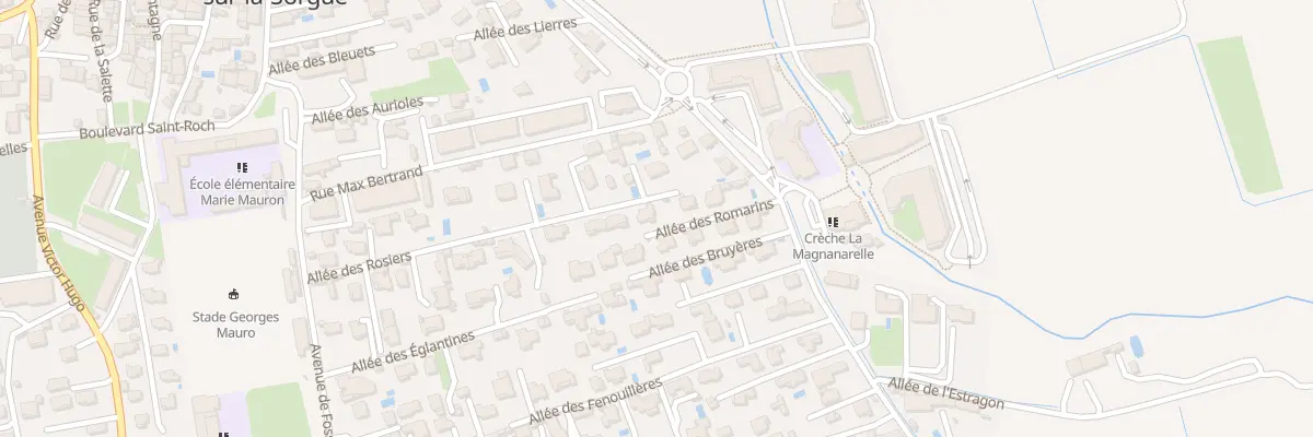 Plan du 84 All du Romarin à Entraigues-sur-la-Sorgue