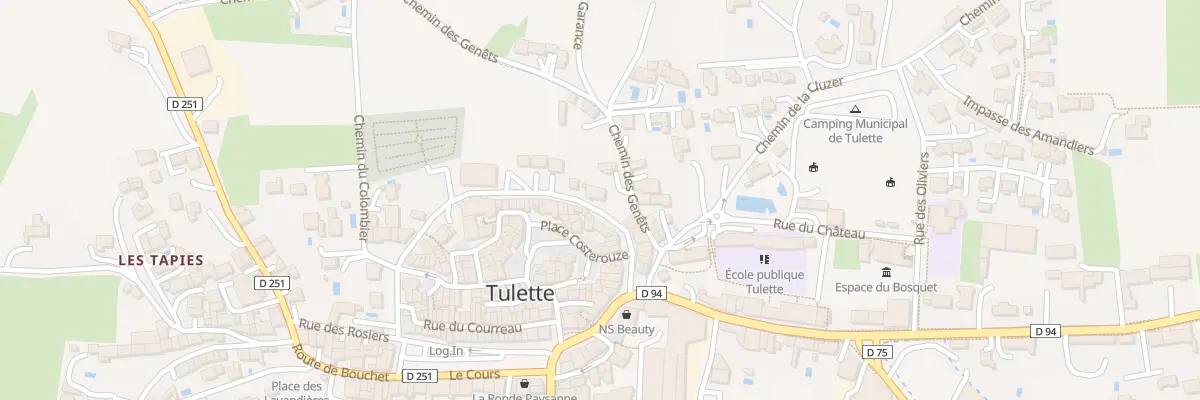 Plan du 8 Rue des Remparts à Tulette