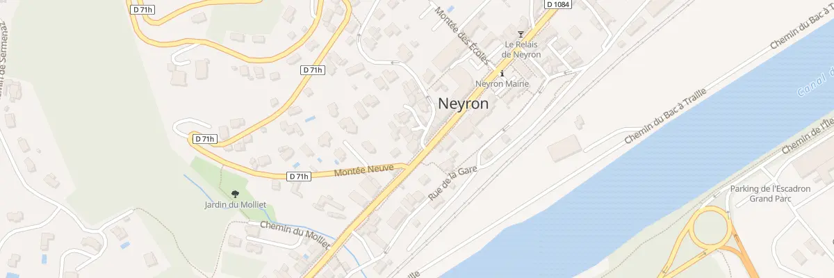 Plan du 1 Mte de la Grande Côte à Neyron