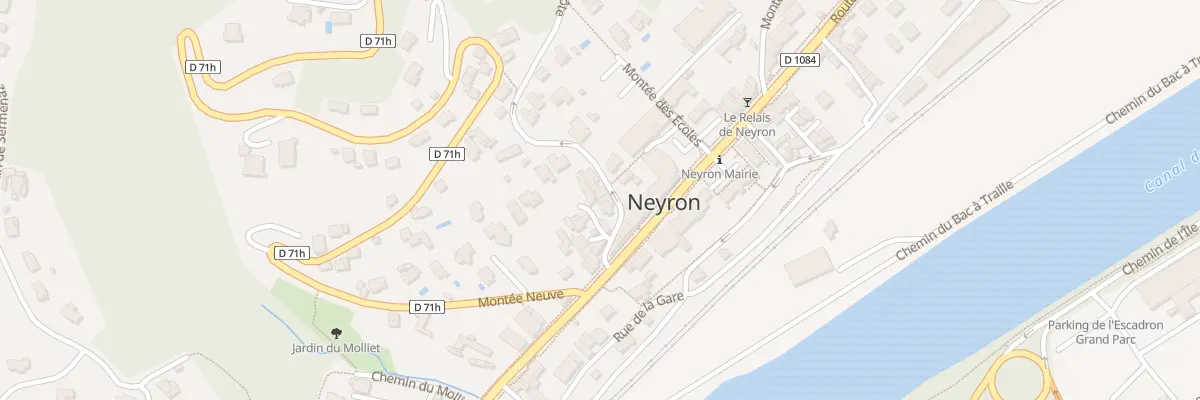 Plan du 11 Mte de la Grande Côte à Neyron