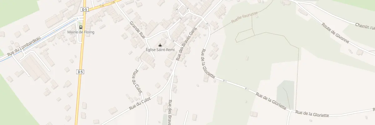 Plan du 29 Rue des Braves Gens à Floing
