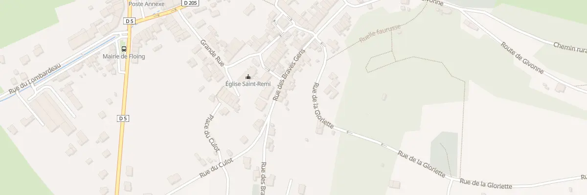 Plan du 25 Rue des Braves Gens à Floing