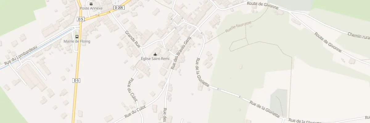 Plan du 21 Rue des Braves Gens à Floing