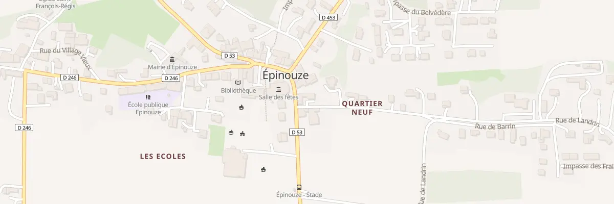 Plan du 45 Rte de Saint-Sorlin à Épinouze