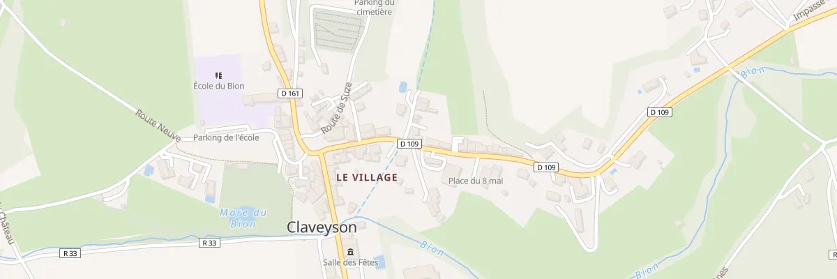 Plan du 115 Rte des Escoffers à Claveyson
