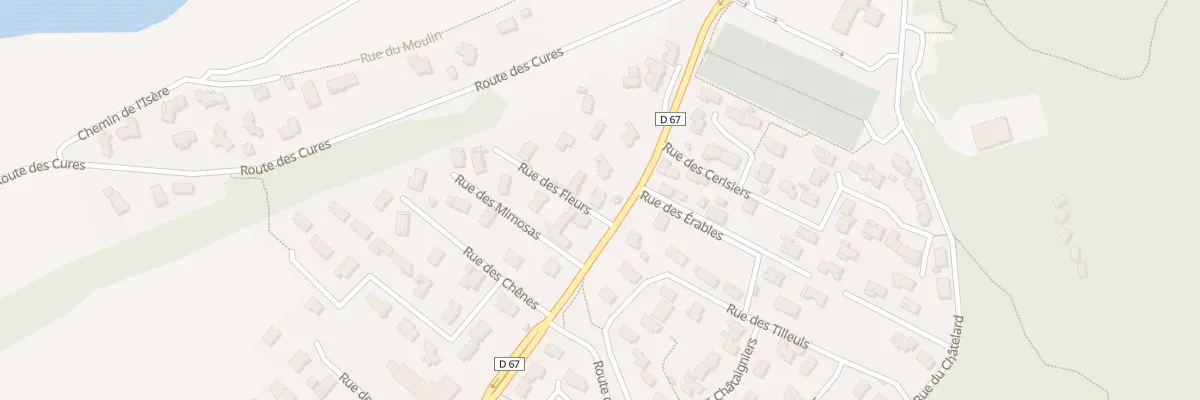 Plan du 12 Rte de Valence à Châteauneuf-sur-Isère