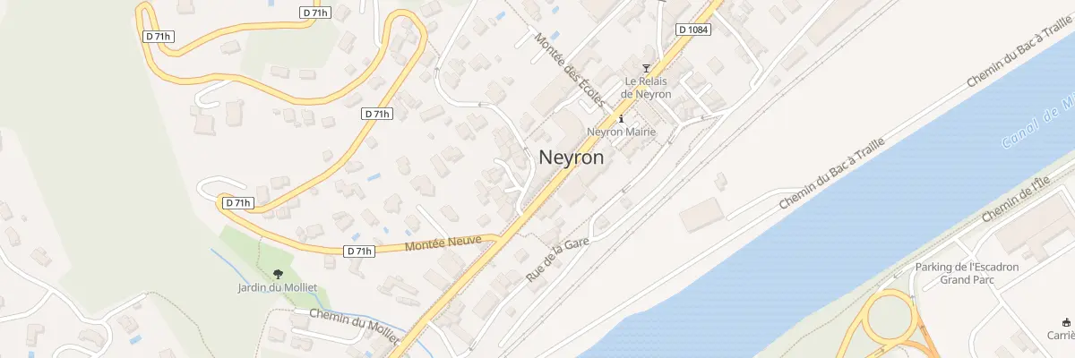 Plan du 104 Rte de Genève à Neyron
