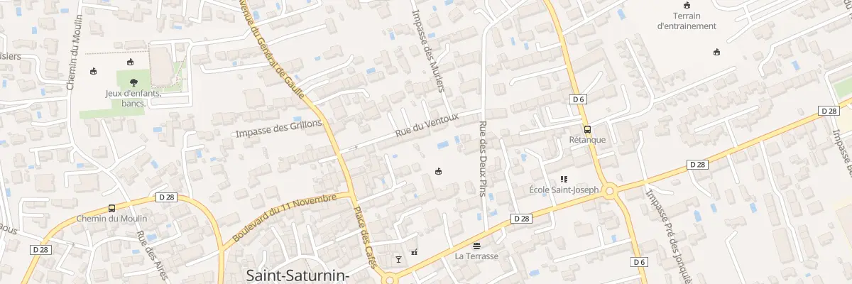 Plan du 110 Rue du Ventoux à Saint-Saturnin-lès-Avignon