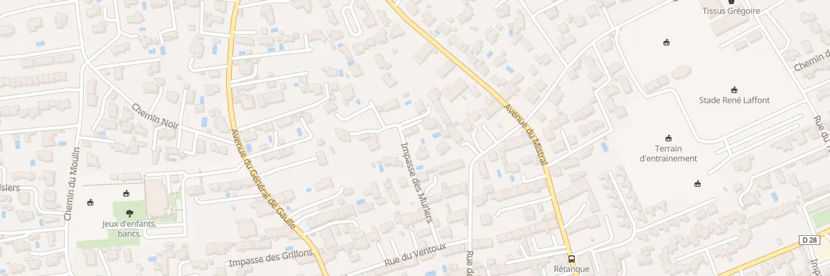 Plan du 134 Imp des Muriers à Saint-Saturnin-lès-Avignon