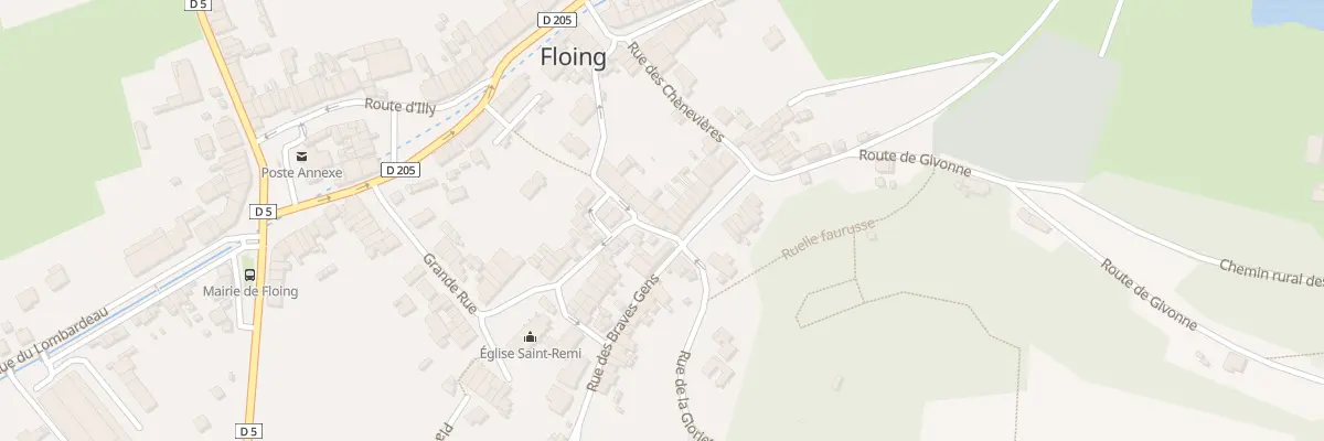 Plan du 38 Rue des Ecoles à Floing