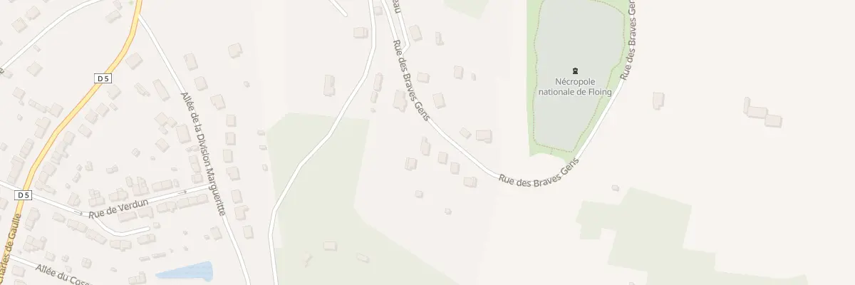 Plan du 20 Rue des Braves Gens à Floing