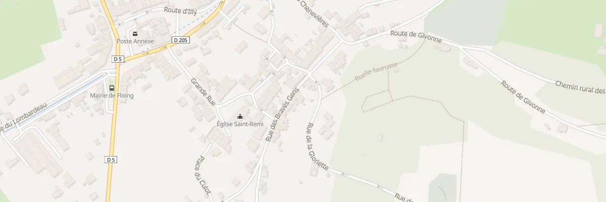 Plan du 9 Rue des Braves Gens à Floing