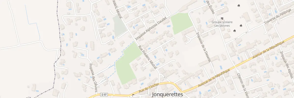 Plan du 100 Rue Frédéric Mistral à Jonquerettes