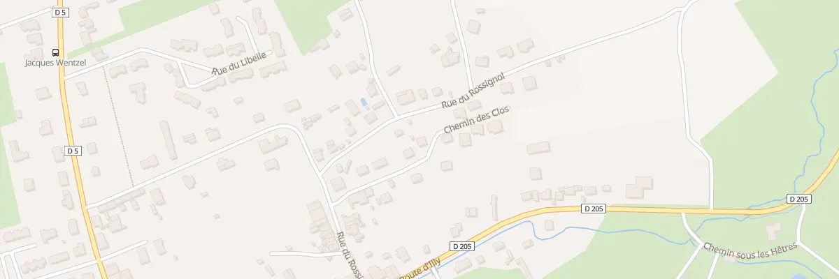 Plan du 5265 Rue du Rossignol à Floing