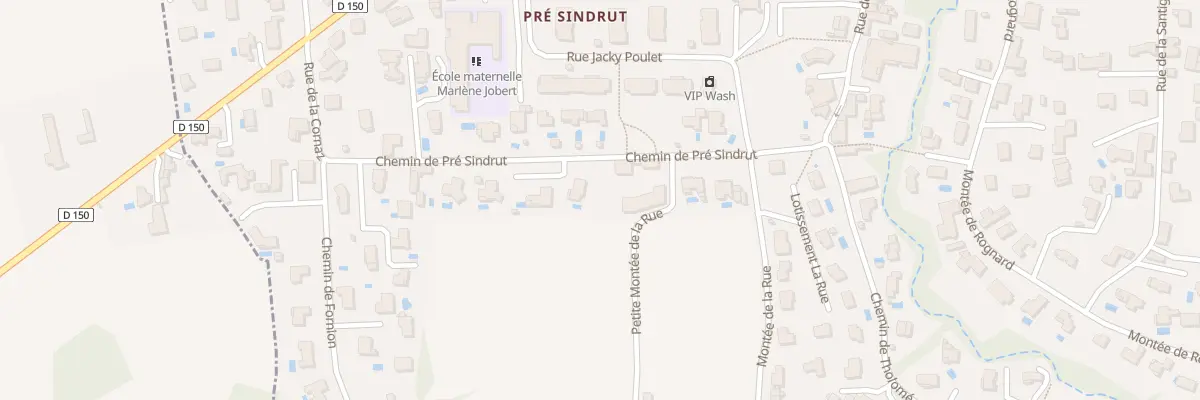 Plan du 8 Che de Pre-Sindrut à Chaponnay