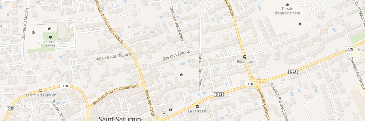 Plan du 116 Rue du Ventoux à Saint-Saturnin-lès-Avignon