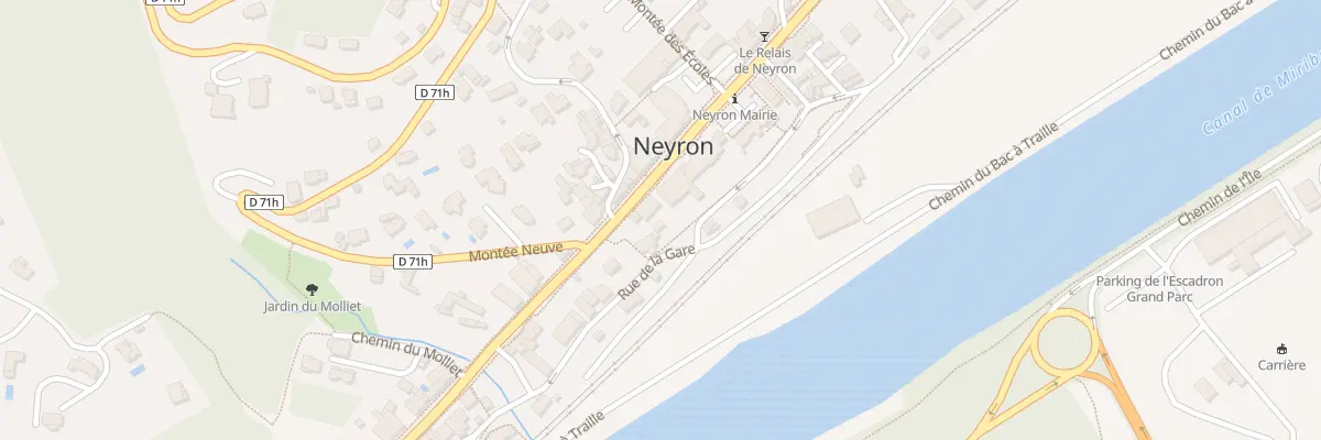 Plan du 91 Rte de Genève à Neyron