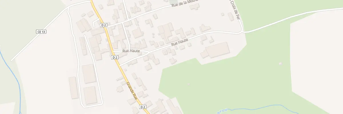 Plan du 12 Rue Haute à Attancourt