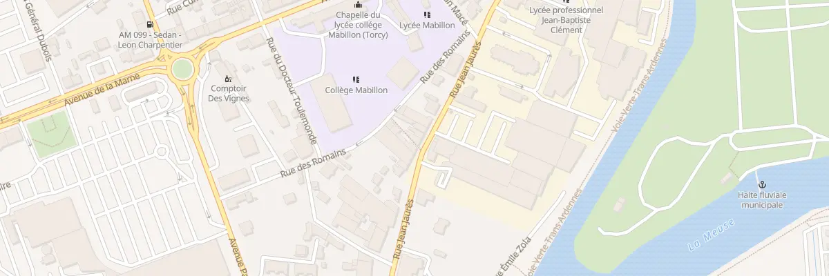 Plan du 32 Rue Jean Jaurés à Sedan