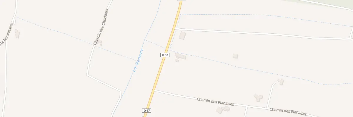 Plan du 1100B Rte de St Donat à Chanos-Curson