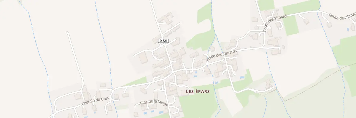 Plan du 975 Rte des Epars à Saint-Sorlin-en-Valloire