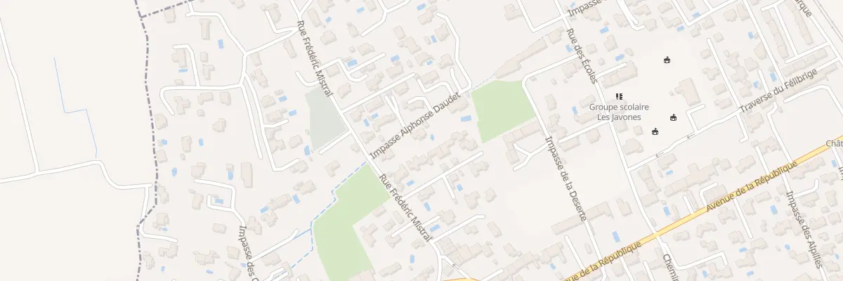 Plan du 48 Imp Alphonse Daudet à Jonquerettes