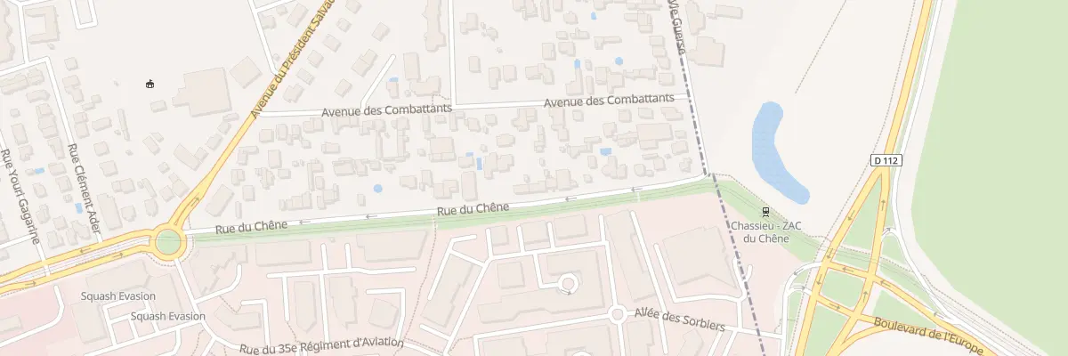 Plan du 45 Rue du Chêne à Bron
