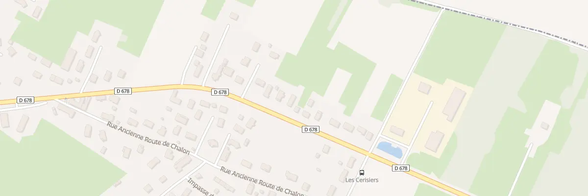Plan du 51 Rte de St Germain du Bois à Oslon