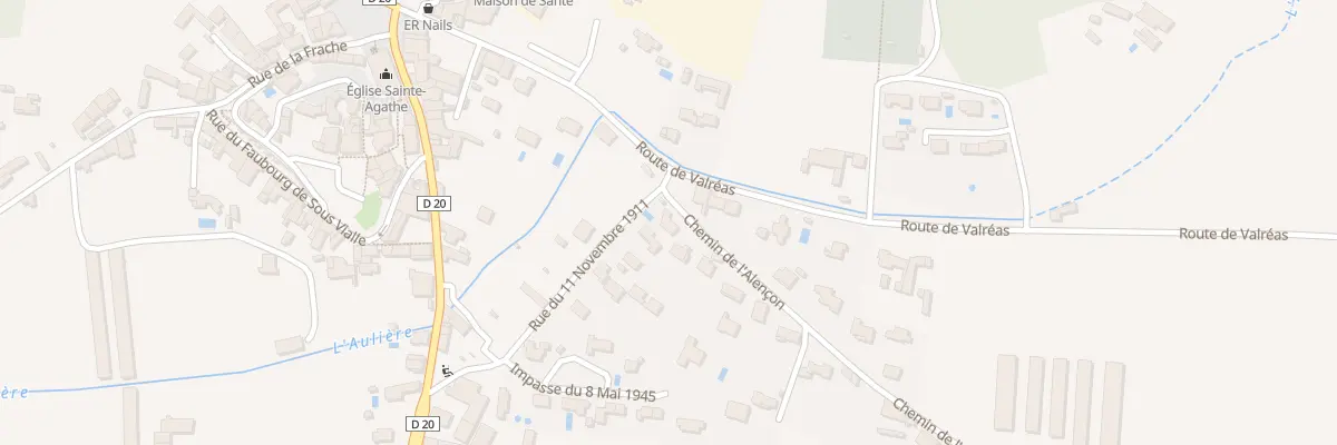 Plan du 6066F Rue du 11 Novembre à Grillon