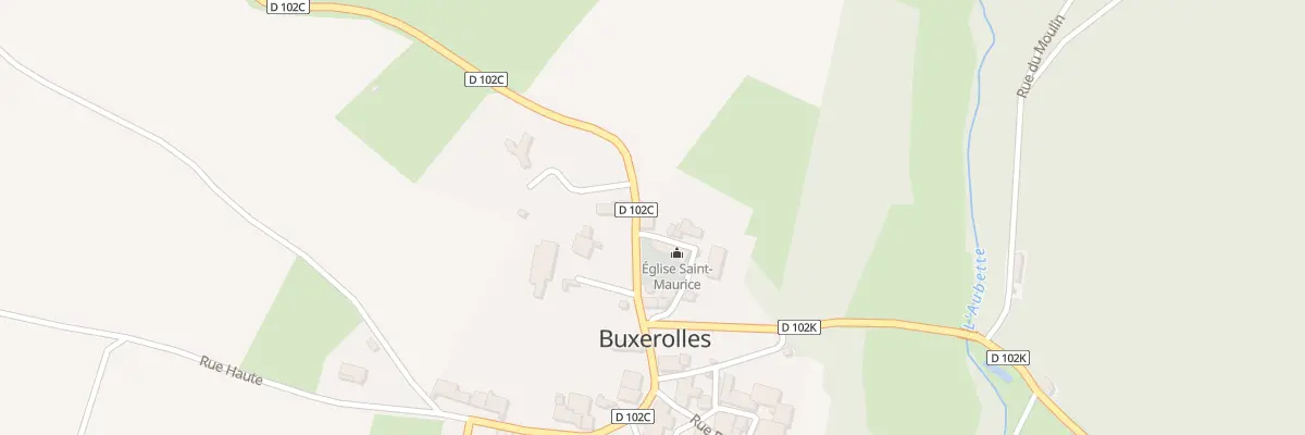 Plan du 1 Rue de Gurgy à Buxerolles