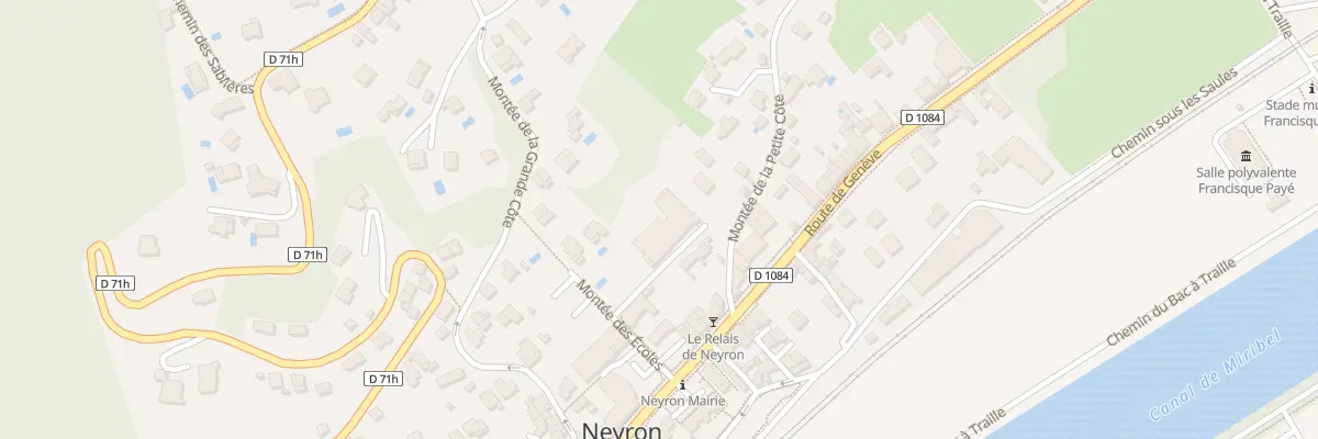Plan du 5 Mte des Écoles à Neyron