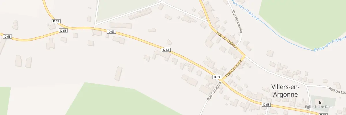 Plan du 22B Rue du Chemin de Chalons à Villers-en-Argonne