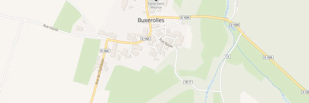 Plan du 2 Rue Basse à Buxerolles