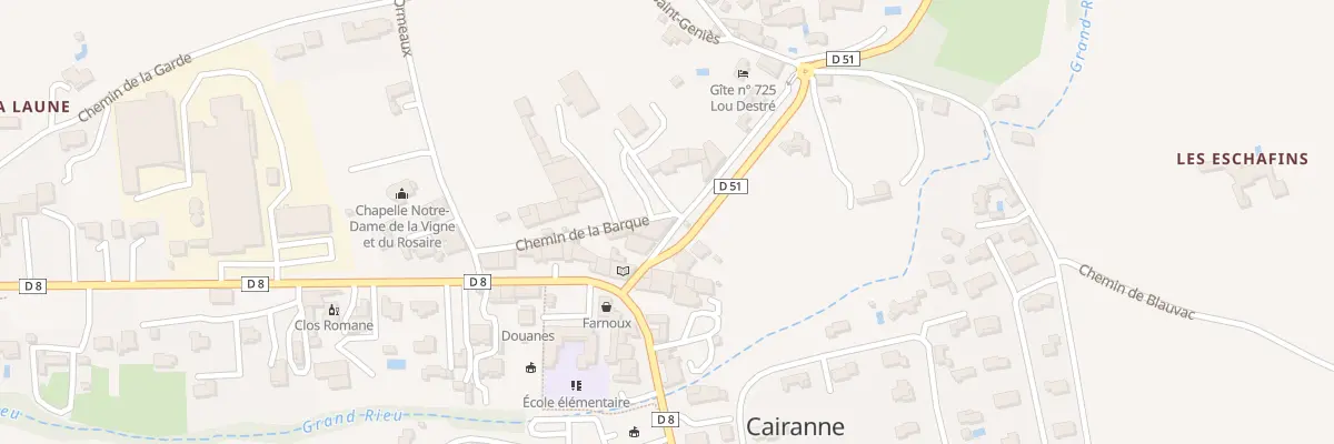 Plan du 5209 La Laune à Cairanne