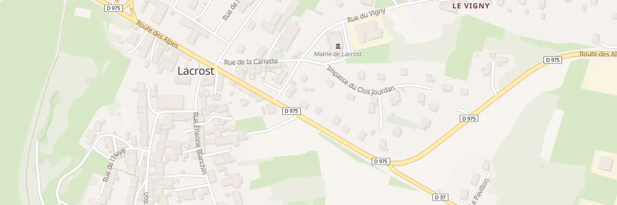 Plan du 5165 Rte des Alpes à Lacrost