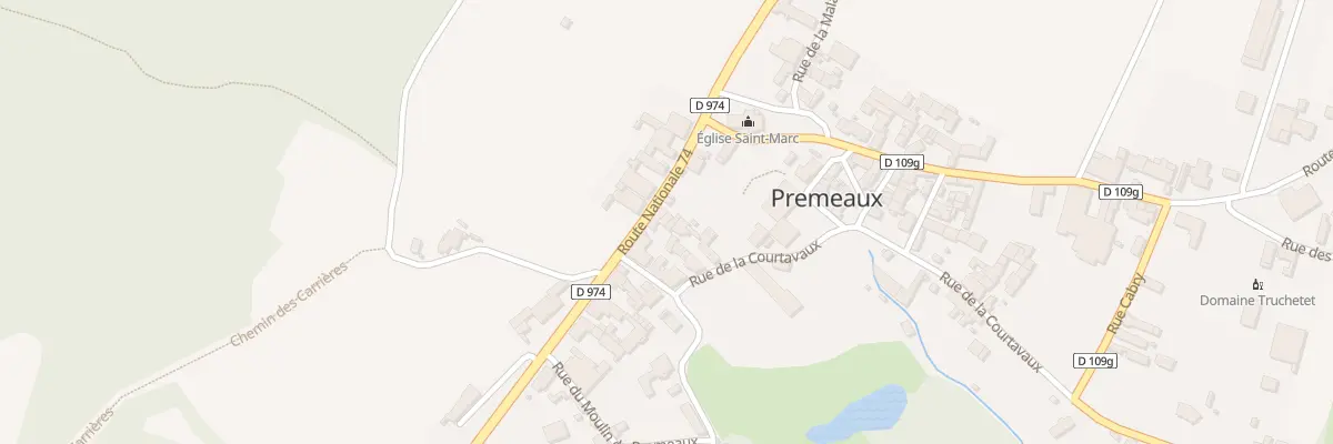 Plan du 2C Rue de la Courtavaux à Premeaux-Prissey